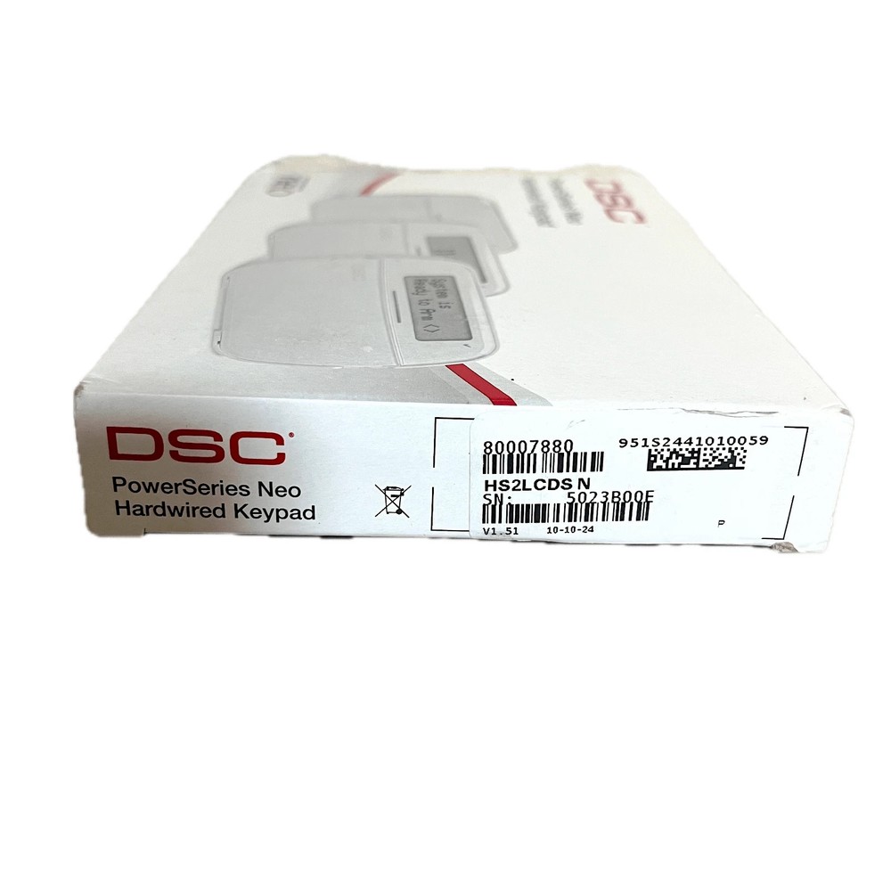 DSC PowerSeries NEO HS2LCD Full Message LCD Hardwired Keypad Home Security L1