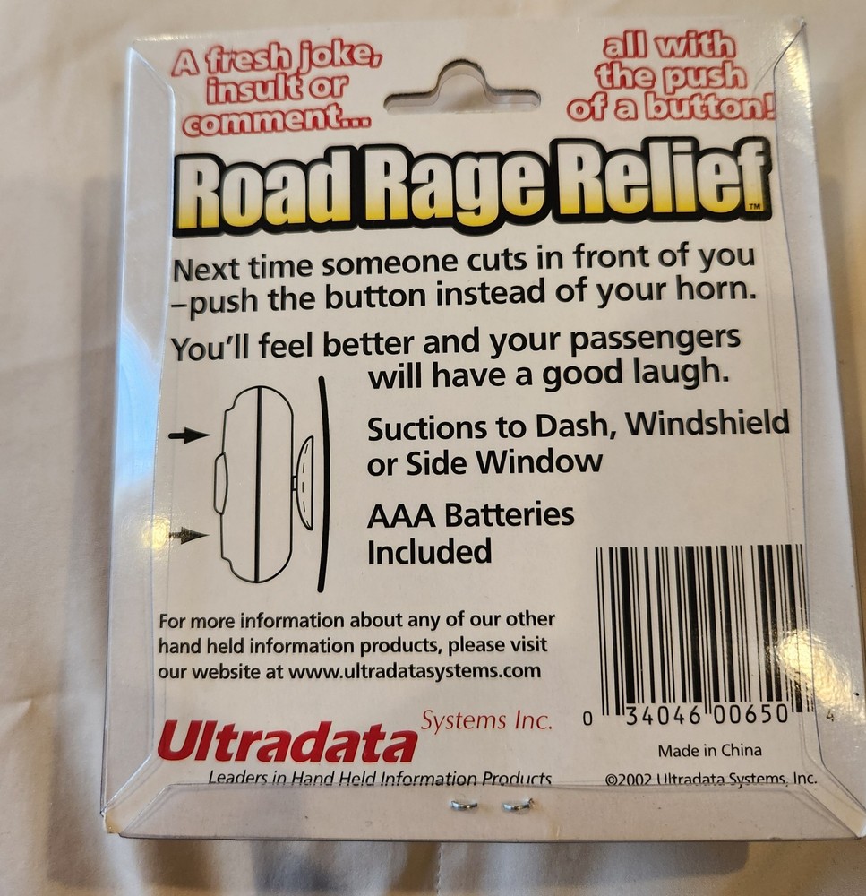 Road Rage Relief Dashboard Stress Reliever