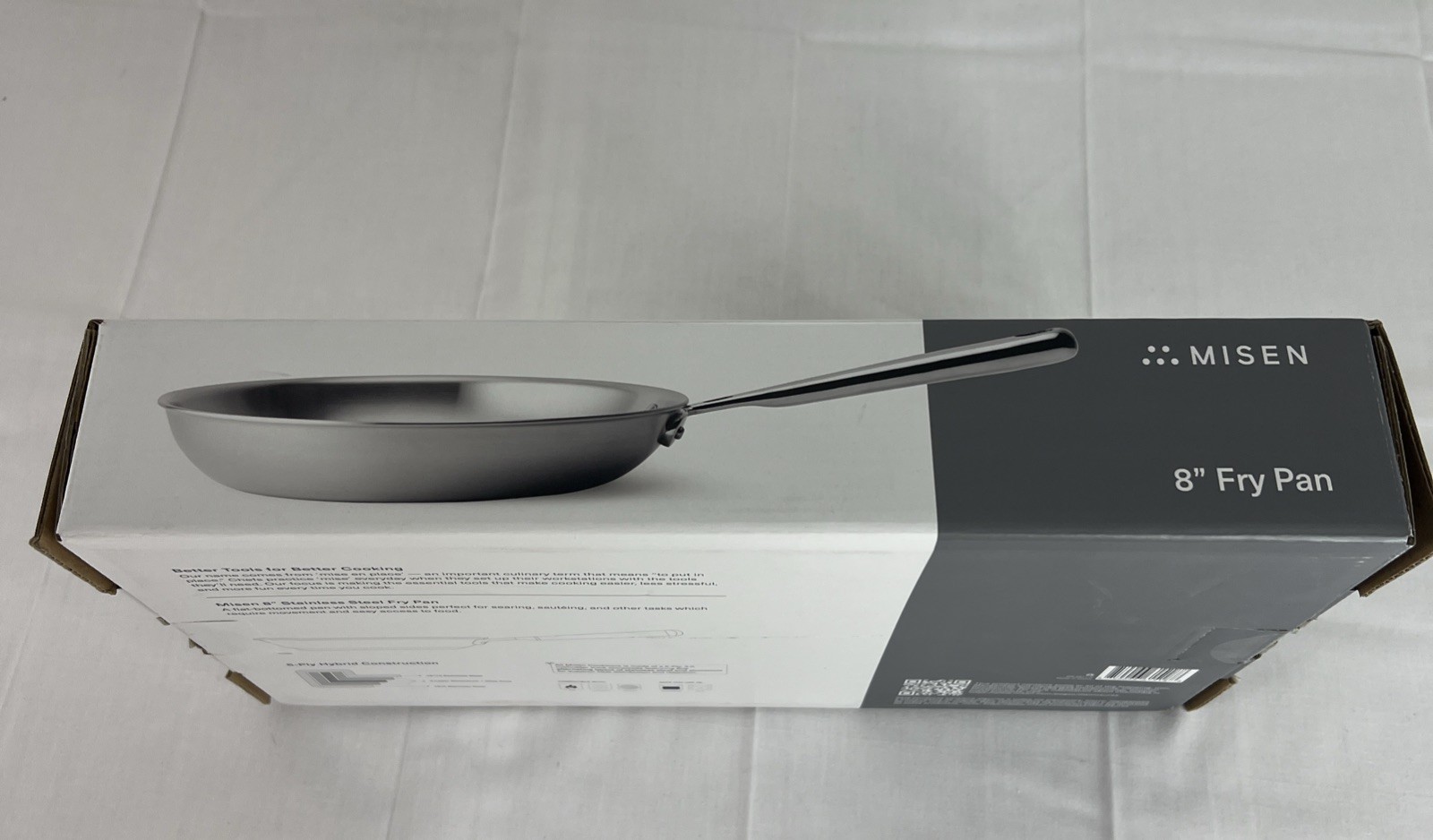 NEW MISEN 8” Inch Stainless Steel Frying Pan Professional Cookware