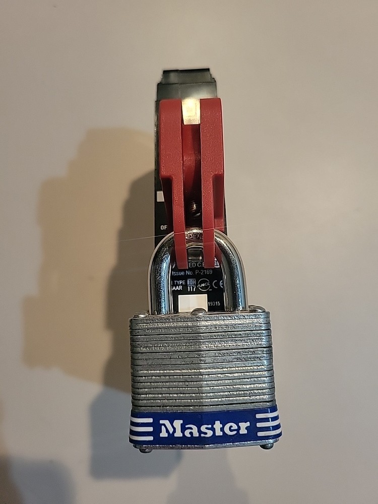 Square D Lock Off With Padlock Attachment For EDB/EGB/EJB Circuit Breakers