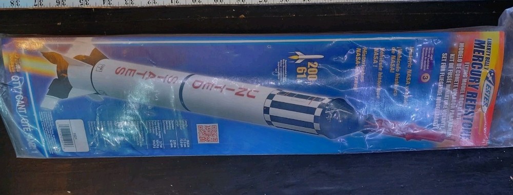 Estes Model Rocket Mercury Redstone New
