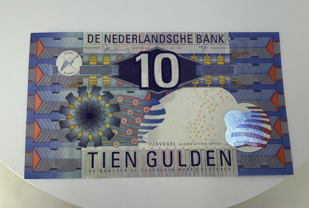 1997 Netherlands 10 Gulden UNC