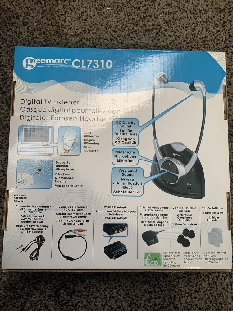 Geemarc CL 7310 Digital TV listener