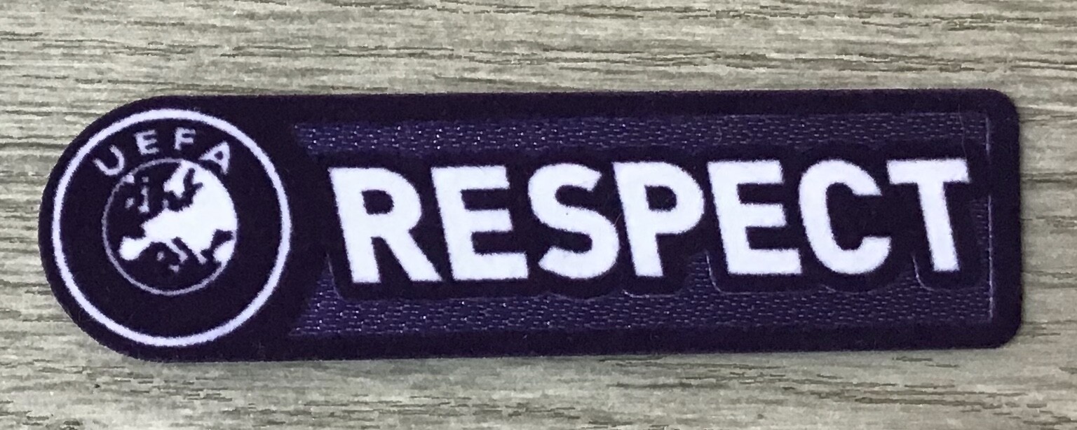 UCL UEFA Champions League Respect + Star Ball Patch Badge Parche Flicken