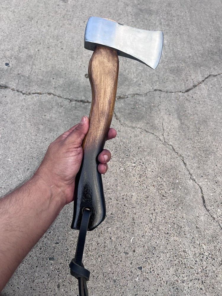 Bad-Axe SM 1.9lb Camp Axe - Custom Handmade 13.5in Maple Handle