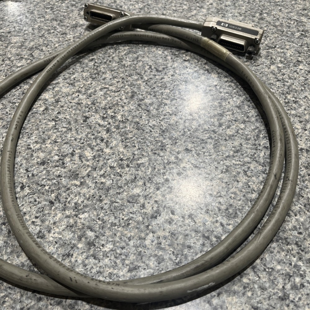 HP Agilent 10833B HPIB Cable 2 Meters (missing Fastener)