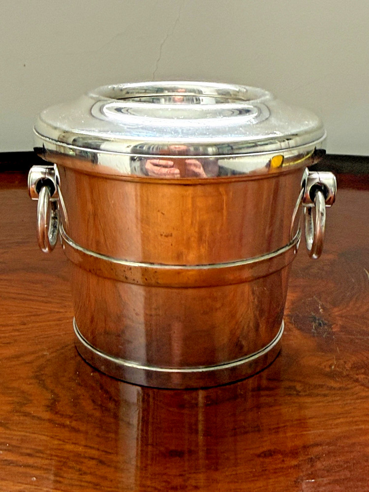 Antique Gorham Silver Plated Champagne Bucket Form Caviar Server