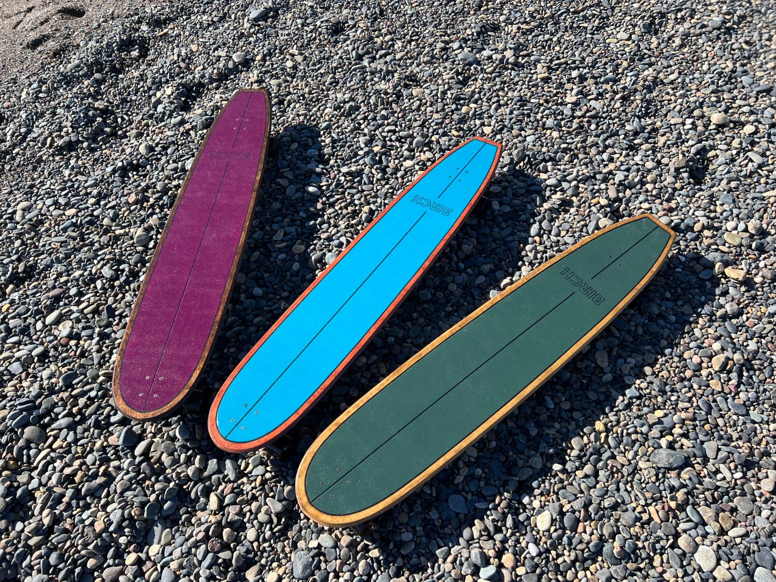 60" Cruising Longboard Skateboard by BIRCH - DECK ONLY made in California