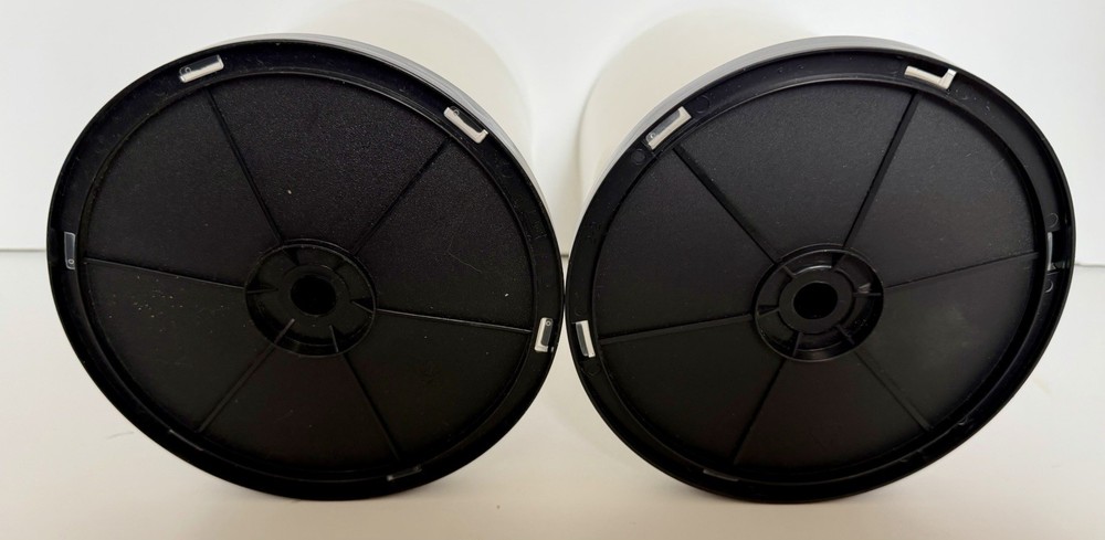 Two (2) 100 Disc Empty CD DVD BluRay Cake Storage Box Spindle HEAVY DUTY BASE🔥