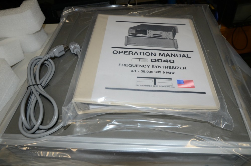 PTS Programmed Test Sources D040 DO40 40 Mhz Frequency Synthesizer Brand NEW