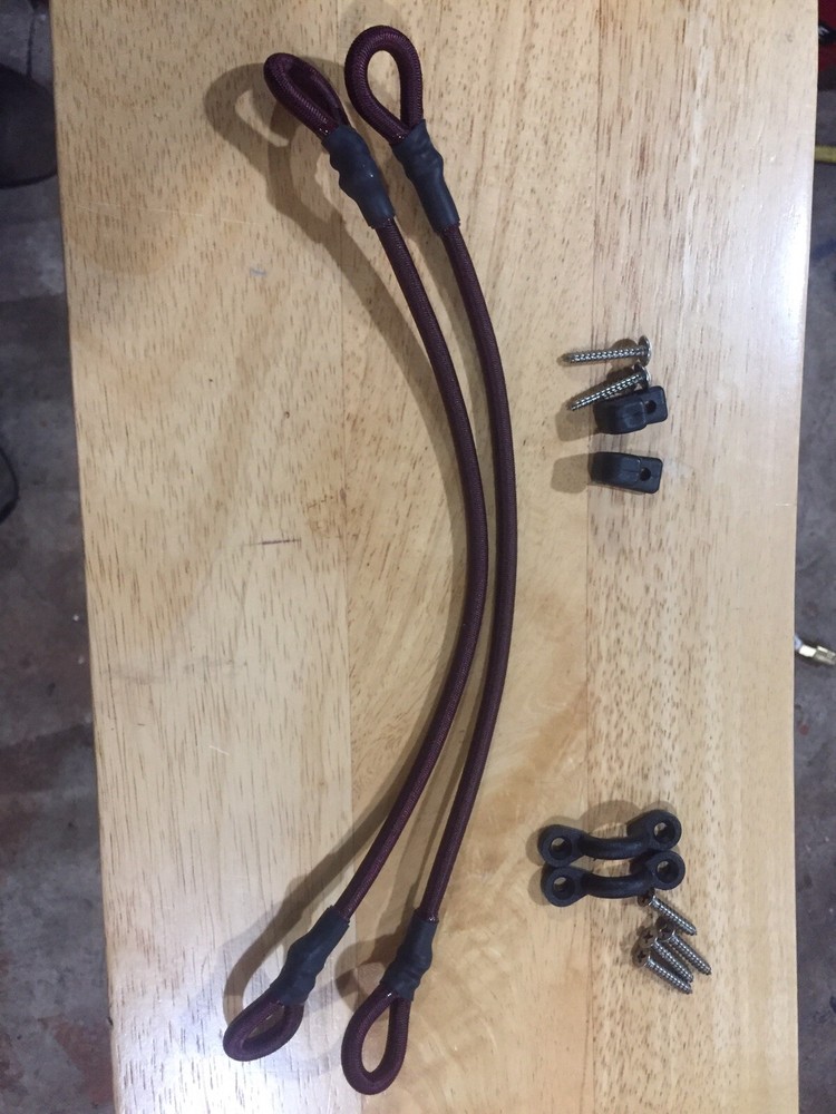 boat rod straps Maroon/ Burgundy