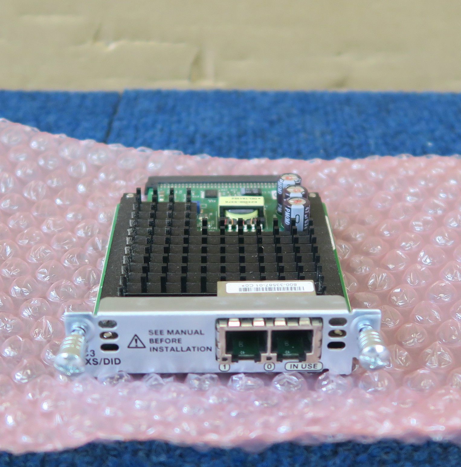 CISCO VIC3-2FXS/DID 2-Port High-Density FXS/DID Voice Fax Interface Card Module