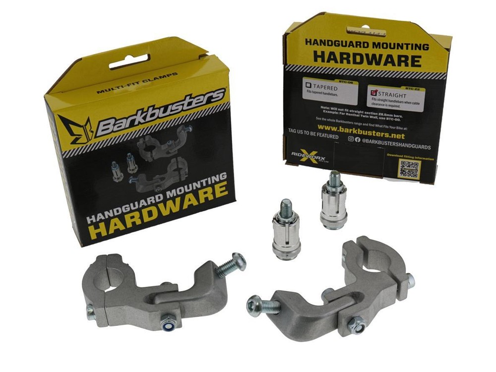 Barkbusters BTC-22 Multi-fit Clamp Kit Straight Bars Extra Cable Clearance