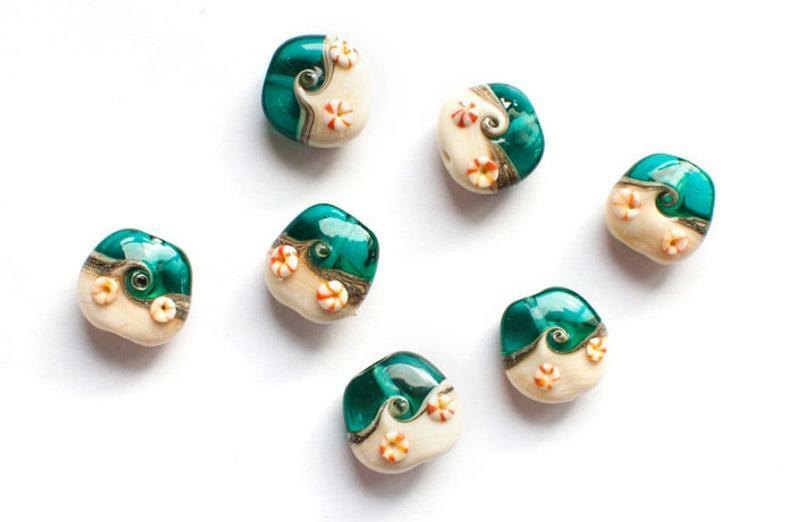 Graphite Cabochon or Lentil Bead Shaper - Lampwork Tool for Glass Beads Making