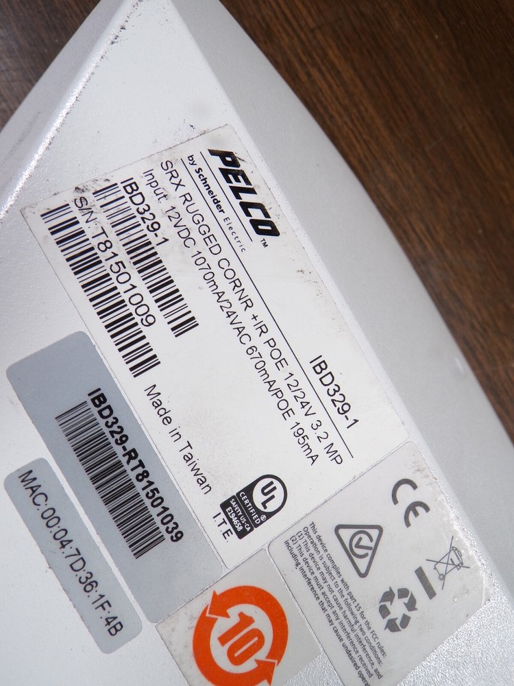 PELCO IBD329-1 NETWORK CAMERA