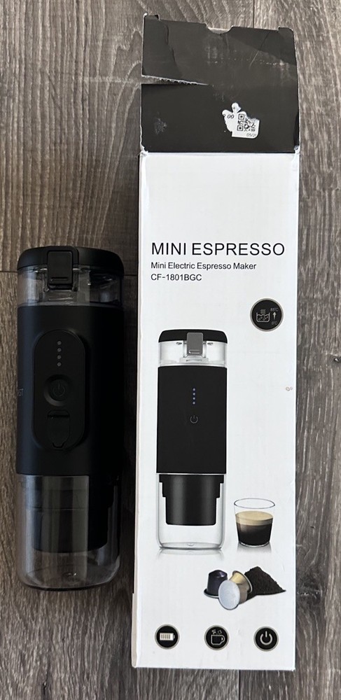 Portable Rechargeable Espresso Coffee Maker Machine Capsule