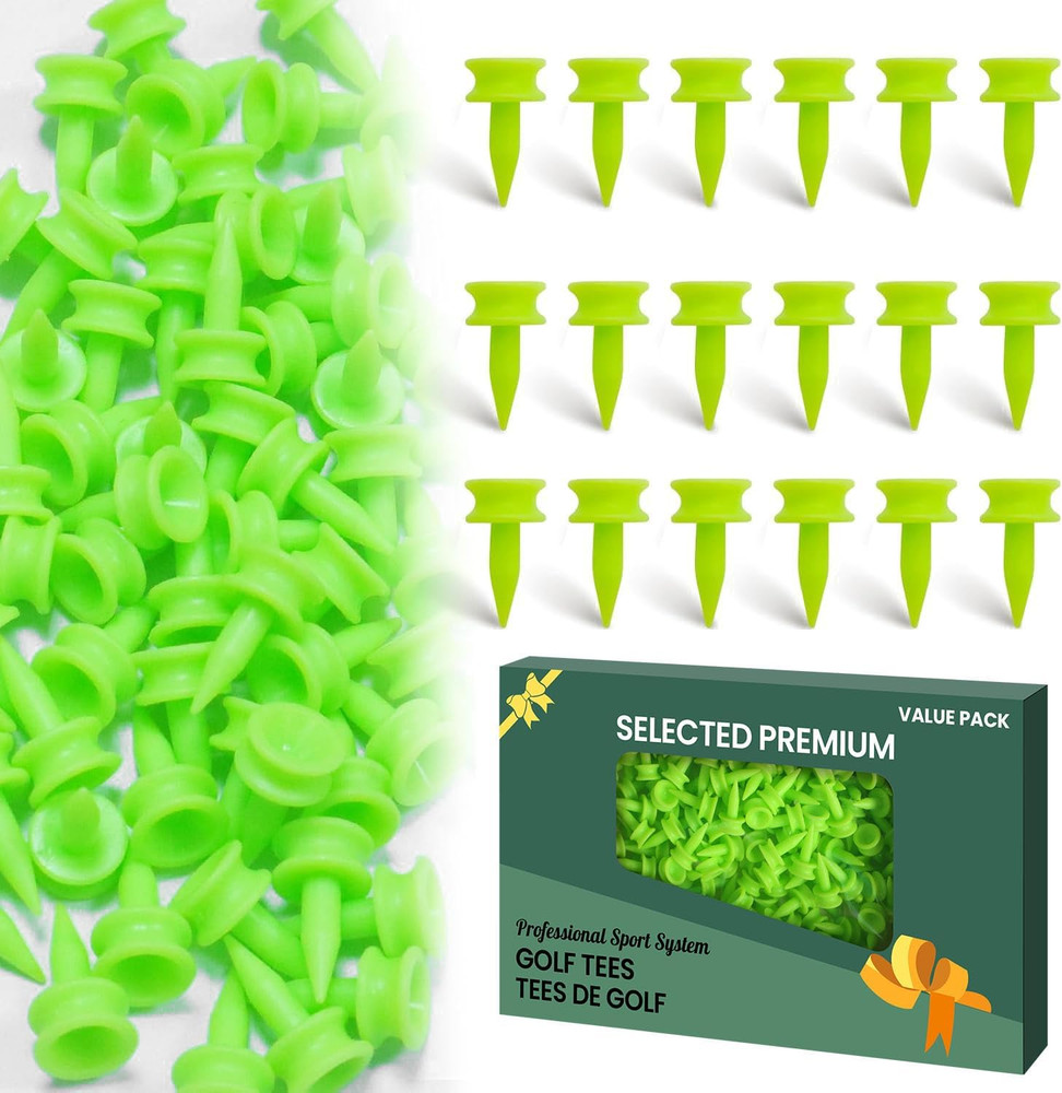 Golf Tees Step down Plastic Unbreakable 50 Pack Reusable Bulk Professional Heigh