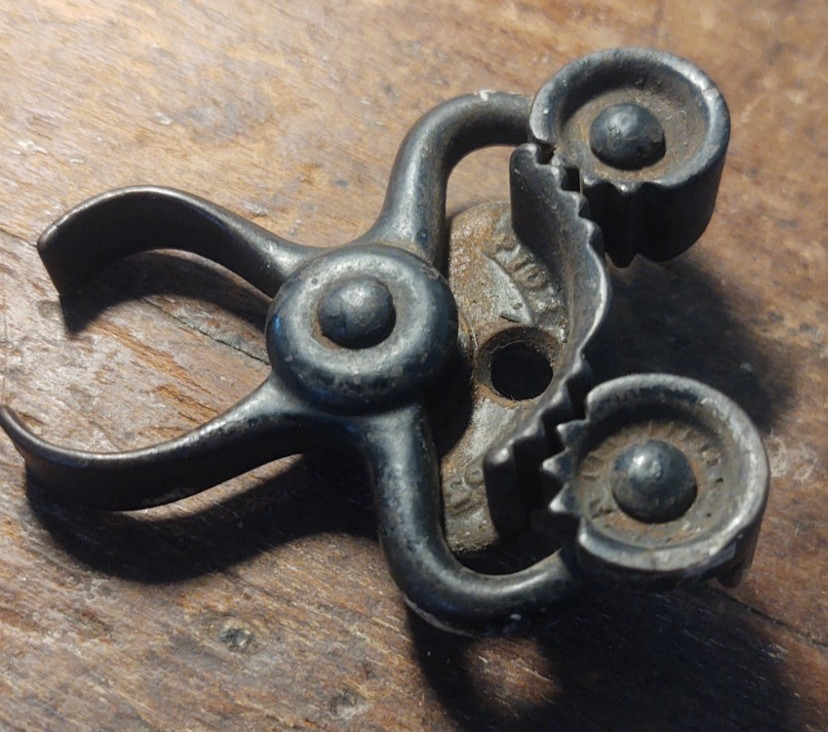 1863 Hardware, Improved Window Sash Fastener" C. B. Clark