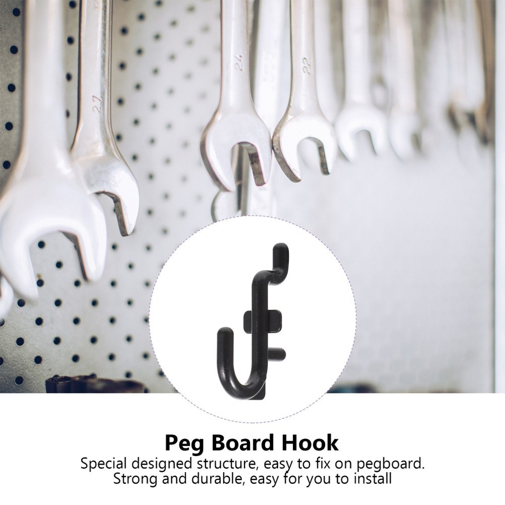 50PCS Peg Board Hook Plastic Display Hook Shelf Hanging Supply