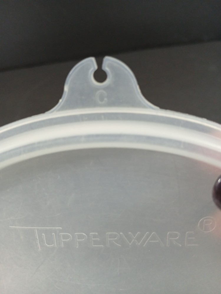 Tupperware Replacement Lid 227 Sheer Fits C Base ~ Marked Tupper Seal