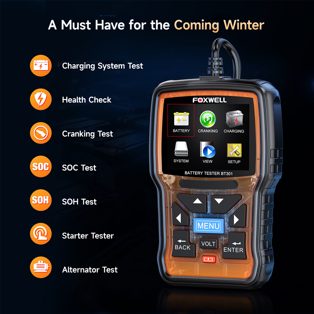 FOXWELL NT301 Car Fault Code Reader Engine Diagnostic Reset Tool OBD2 Scanner