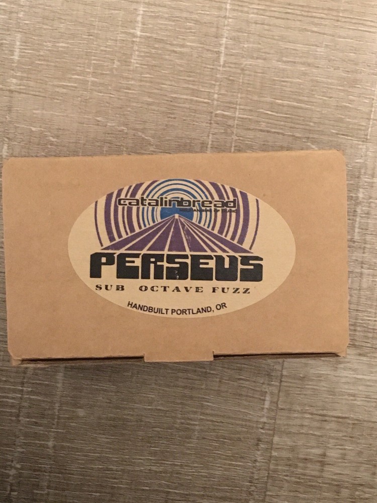 Catalinbread Perseus Sub-Octave Modulation Analog Fuzz Pedal Open Box Used