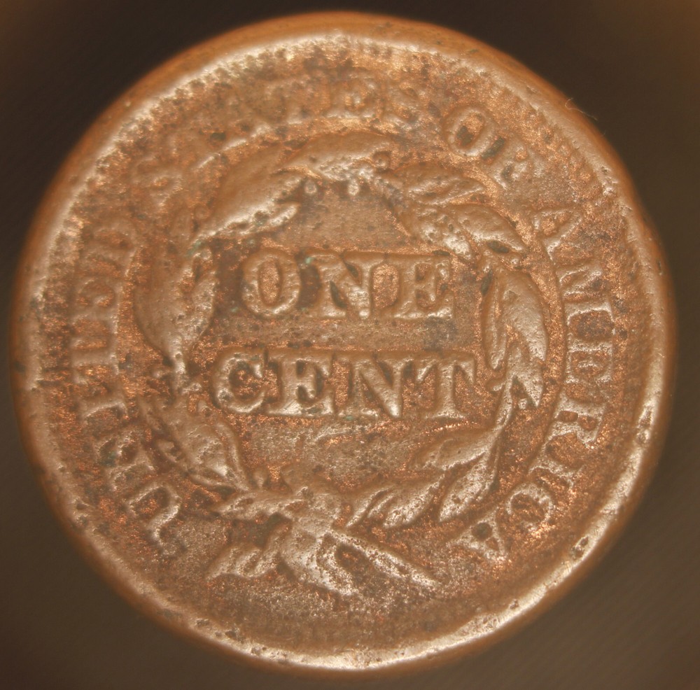 1851 Large Cent, Normal Date