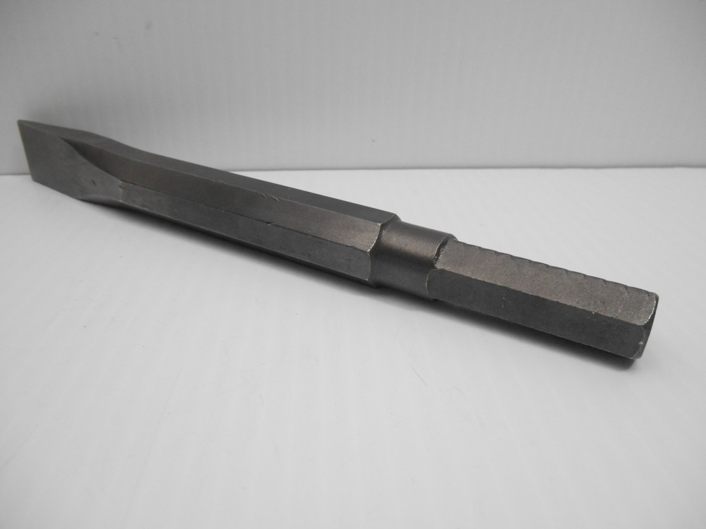 Ajax N21 Straight Chisel 8-1/2″ Long W Hex Shank