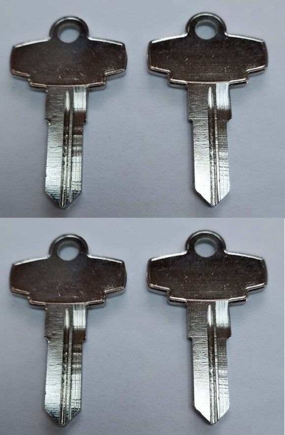 (4) FORT 752  MAC Tool Box Keys Cut to Code ToolBox using Codes 8001-9000 & A/Z