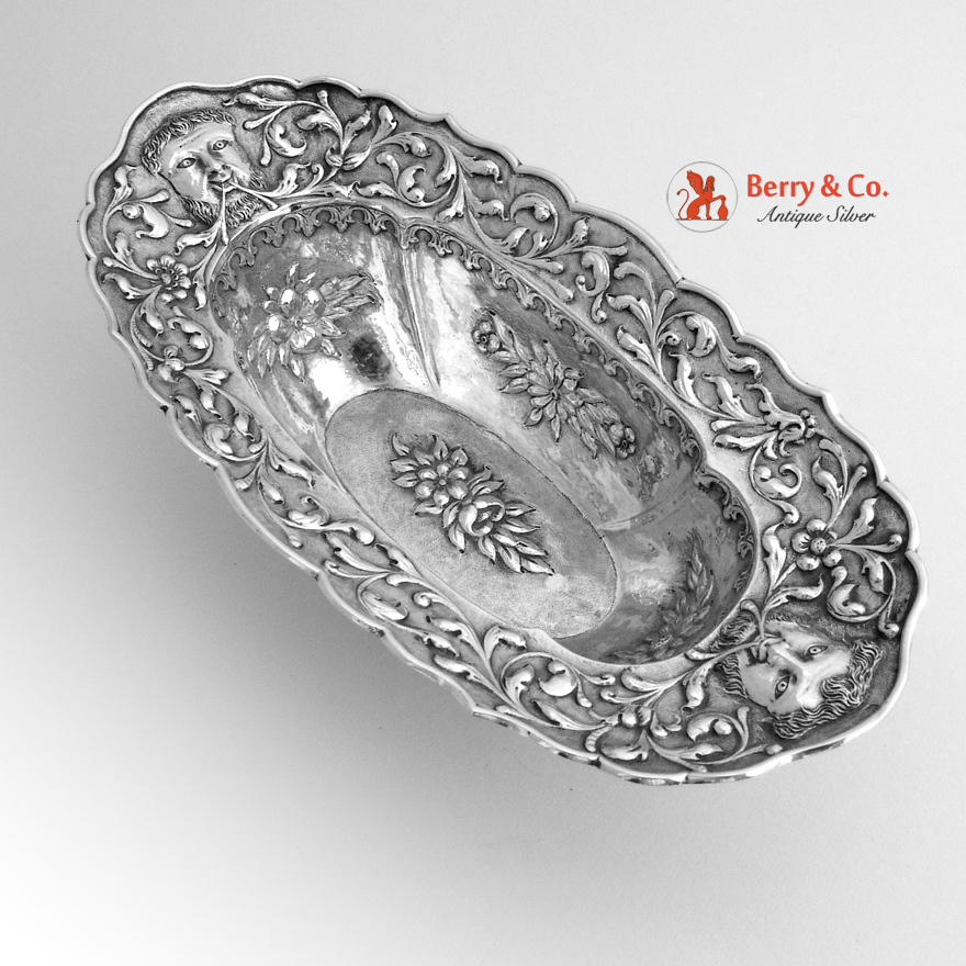 Deep Bowl Dutch Second Standard Silver Repousse 1890