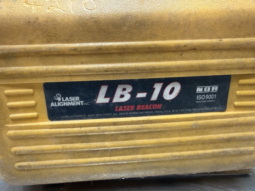 Genuine Laser Alignment Laser Beacon LB 10 Hard Padded Case Only Empty