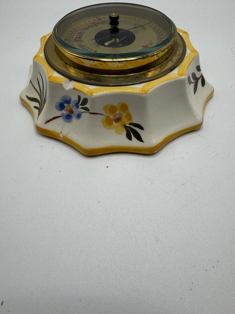 Vintage Ceramic Sure 4 Cast Barometer Germany