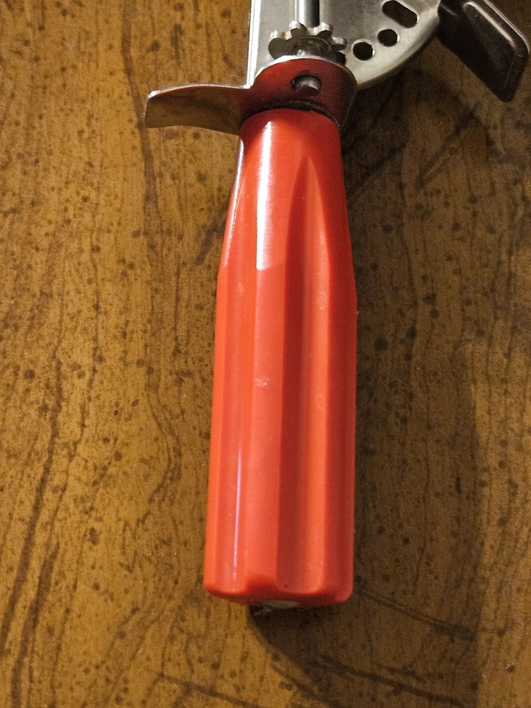 Vintage Ice Scoop With Red Handle 8"