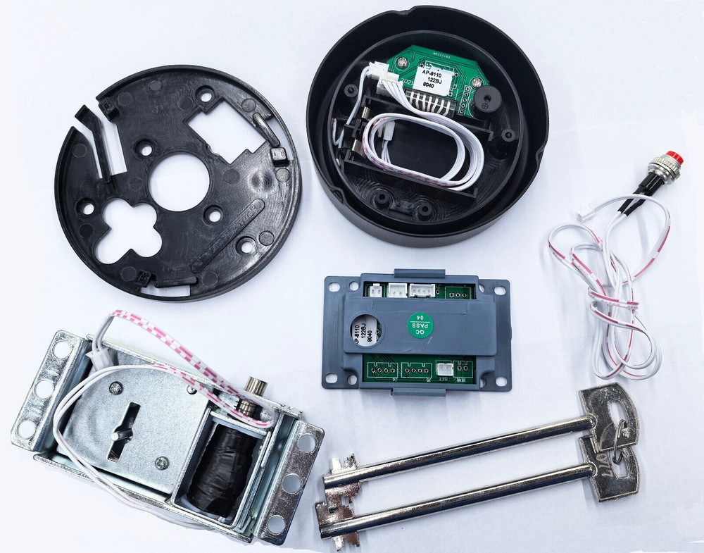 Gun Safe Replacement Lock Electronic Keypad Solenoid Lock 2Master Keys