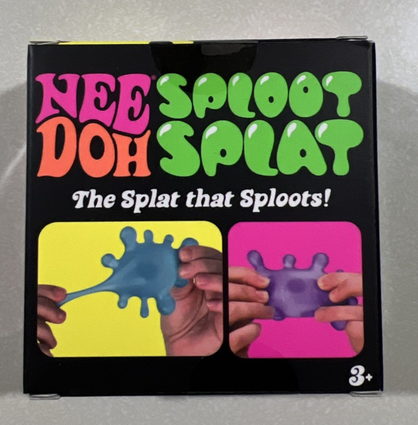 NEW 2026 NeeDoh SPLOOT SPLAT BLUE SQUISHY