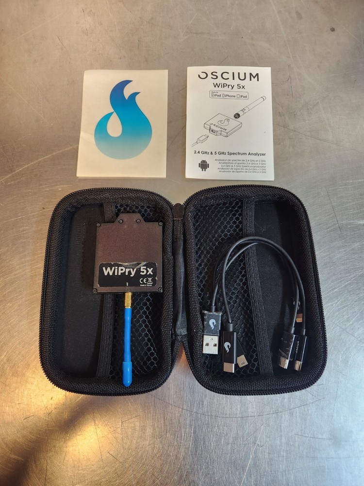 OSCIUM Wipry 5x Spectrum Analyzer 2.5ghz 5ghz Iphone Android