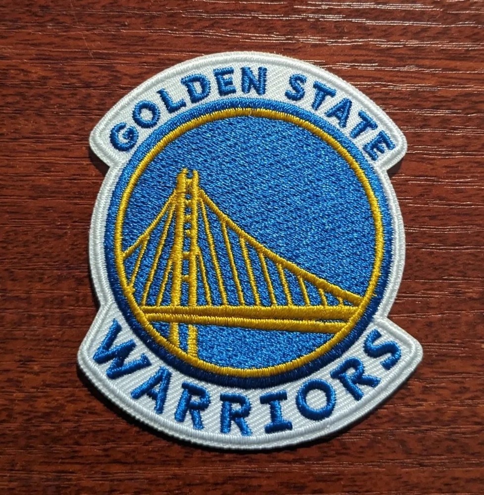Golden State Warriors Patch NBA Basketball Embroidered Iron On Patch 2.5x3"