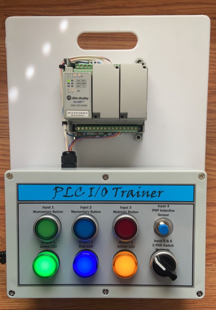 Allen-Bradley Micro820 Programmable CCW PLC Trainer Micro800 Training Kit
