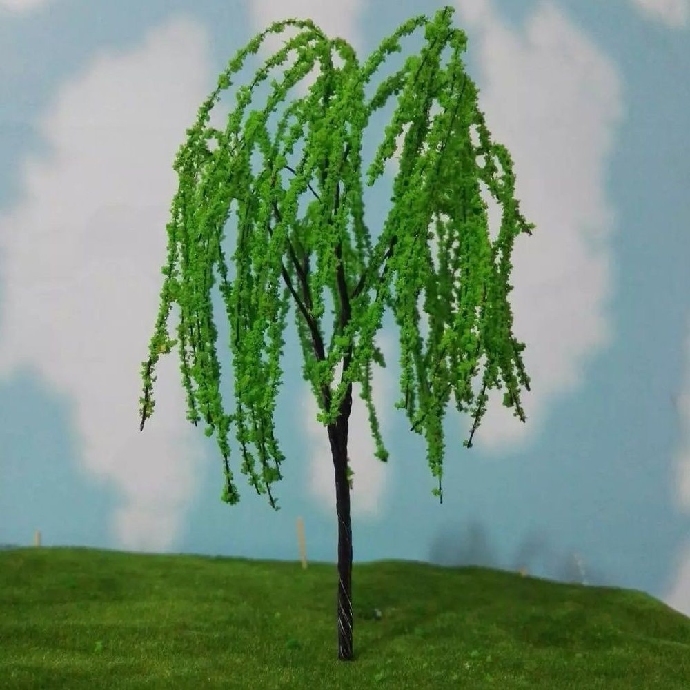 18cm Model Wire Tree Willow Tree Diorama Scene Material Landscape