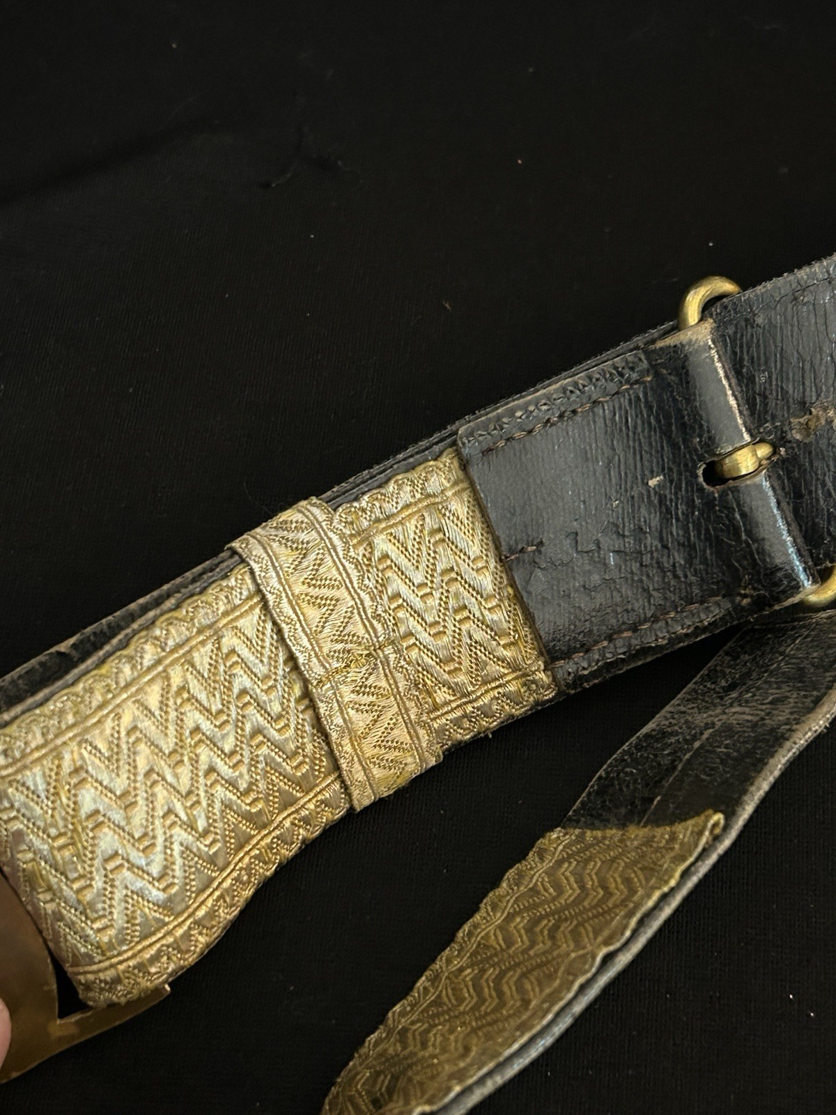 UNCOMMON! Victorian British Royal Artillery Officer Dress Parade Belt/Buckle