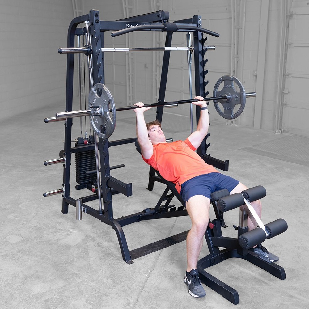 Body-Solid Series 7 Smith Gym Package with Lat, Pec, Bench - Reboxed