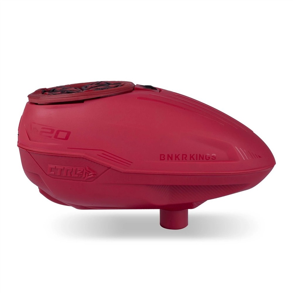 Bunkerkings CTRL 2 Electronic Paintball Loader - Dark Red
