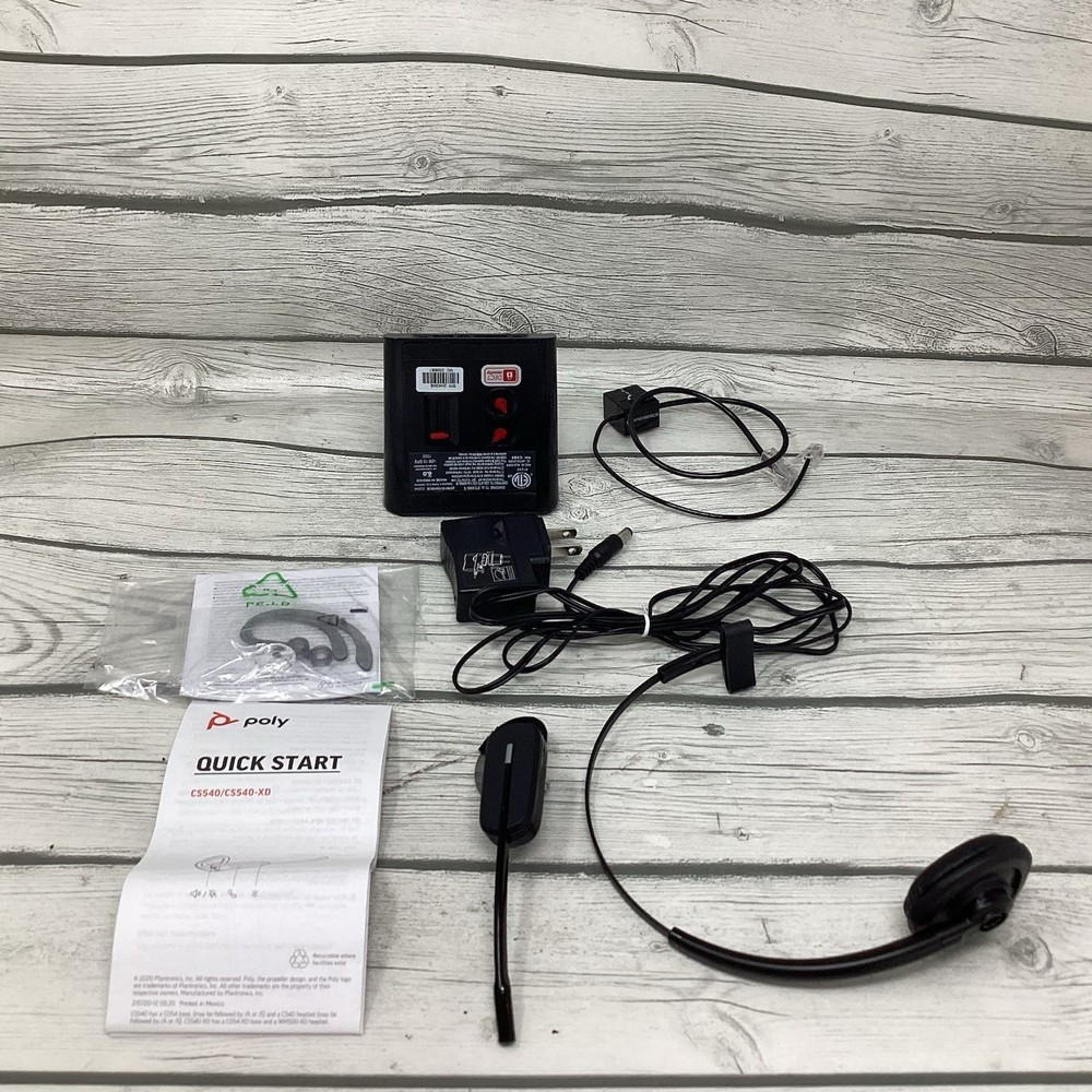 Plantronics CS540 Headset System Black