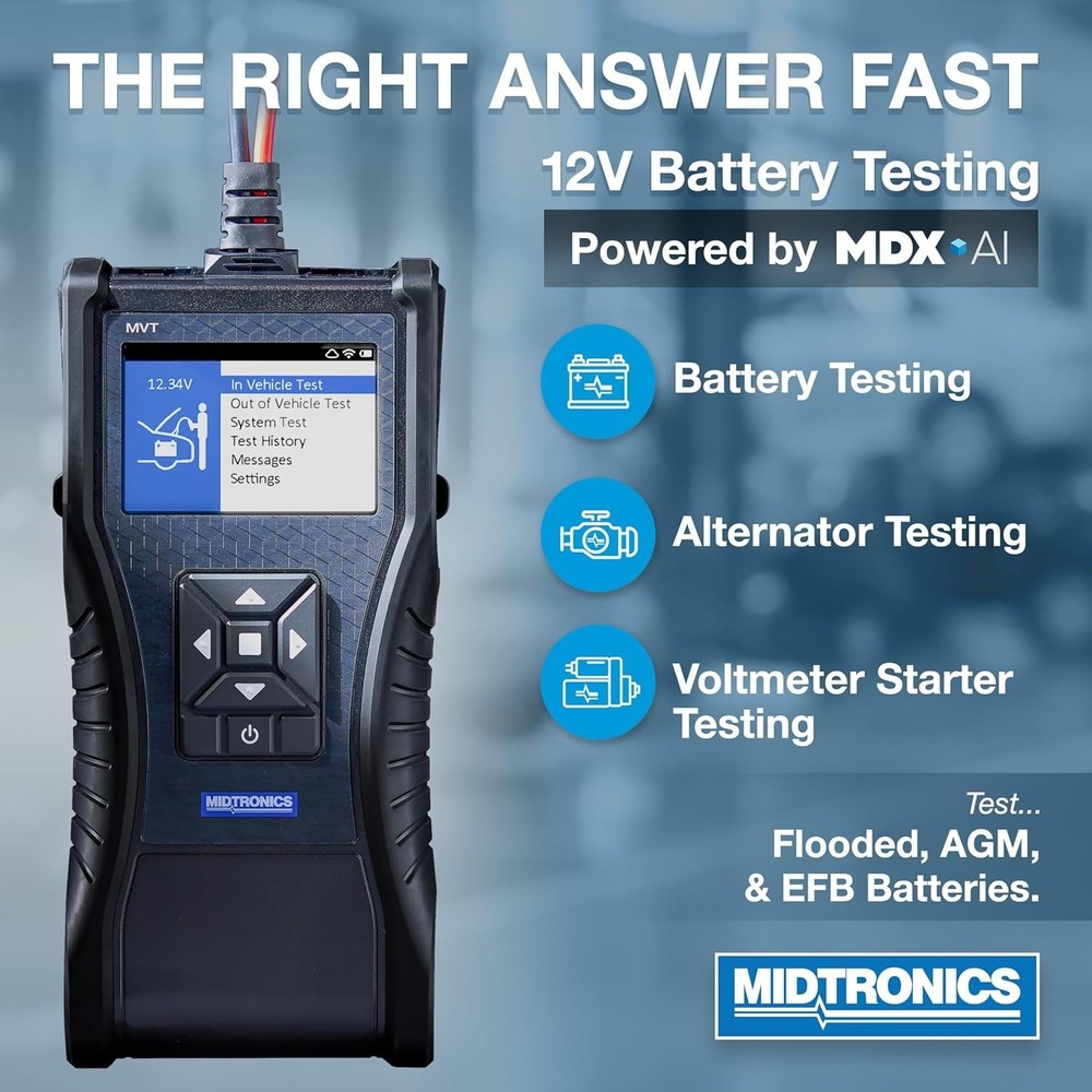 Midtronics MVT-100P Battery and Electrical System Analyzer