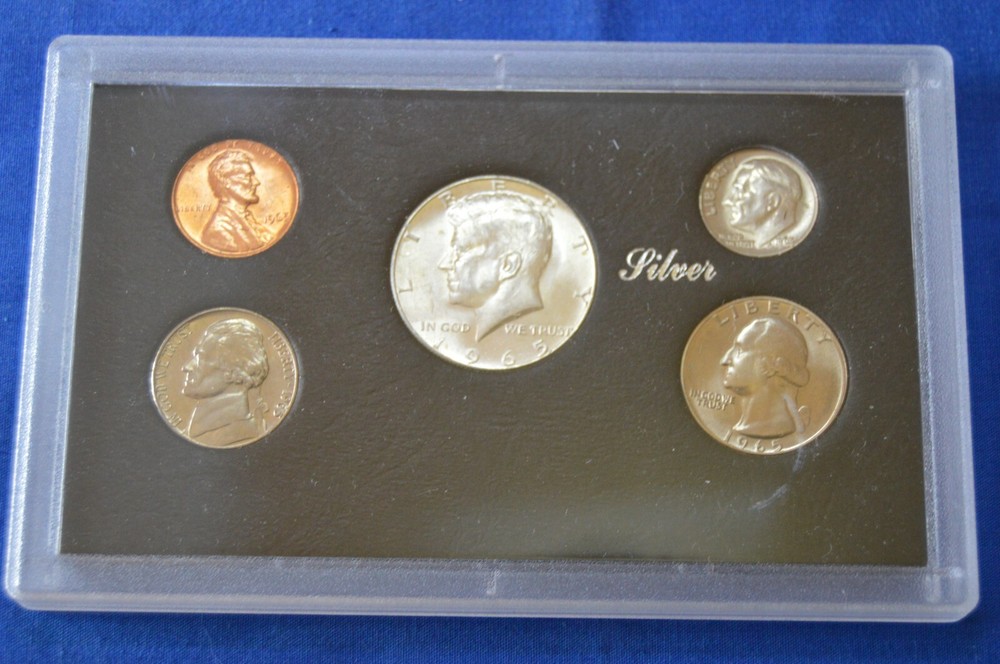 1965 Birth Year Set  Includes 40% Silver Kennedy Half 65-2
