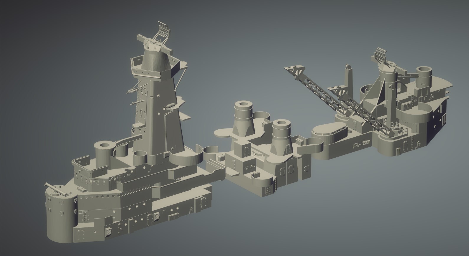 1/350 USS Washington BB56 1942 Conversion Set for Trumpeter North Carolina kit