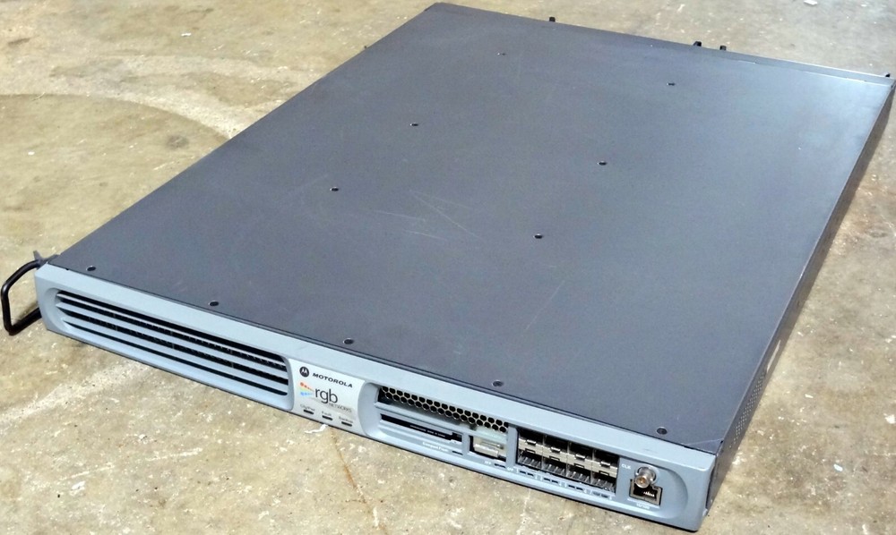 Motorola RGB Networks SEP48 Edge Processor MPEG-2 Decoder 2x RF Cards (No PSU)