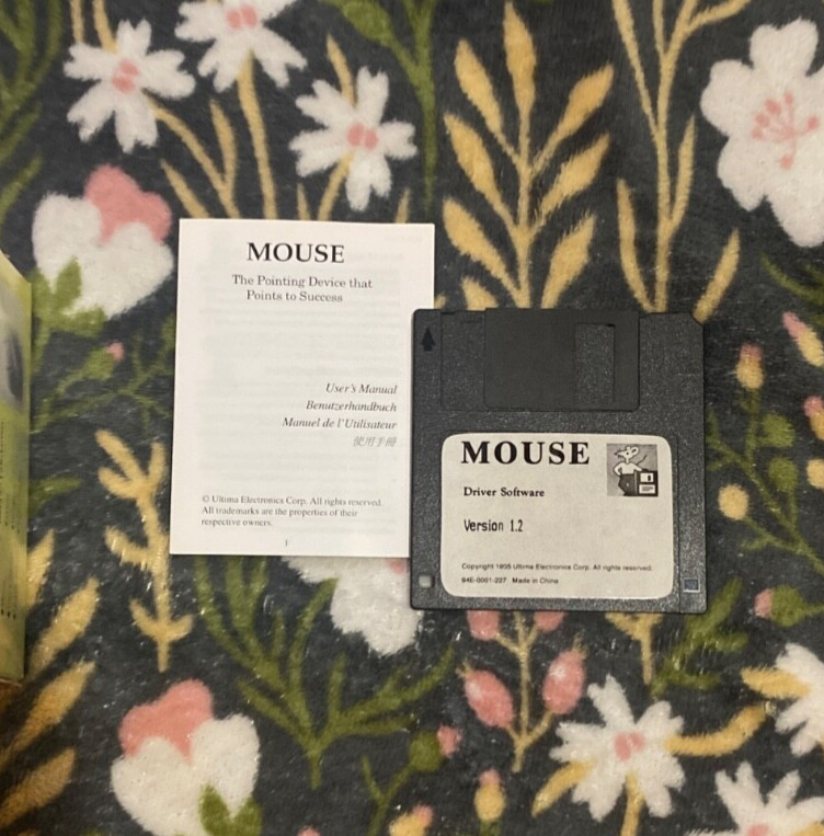 ARTEC AM820 3 BUTTON SERIAL MOUSE NEW OPEN BOX Driver Software Vintage