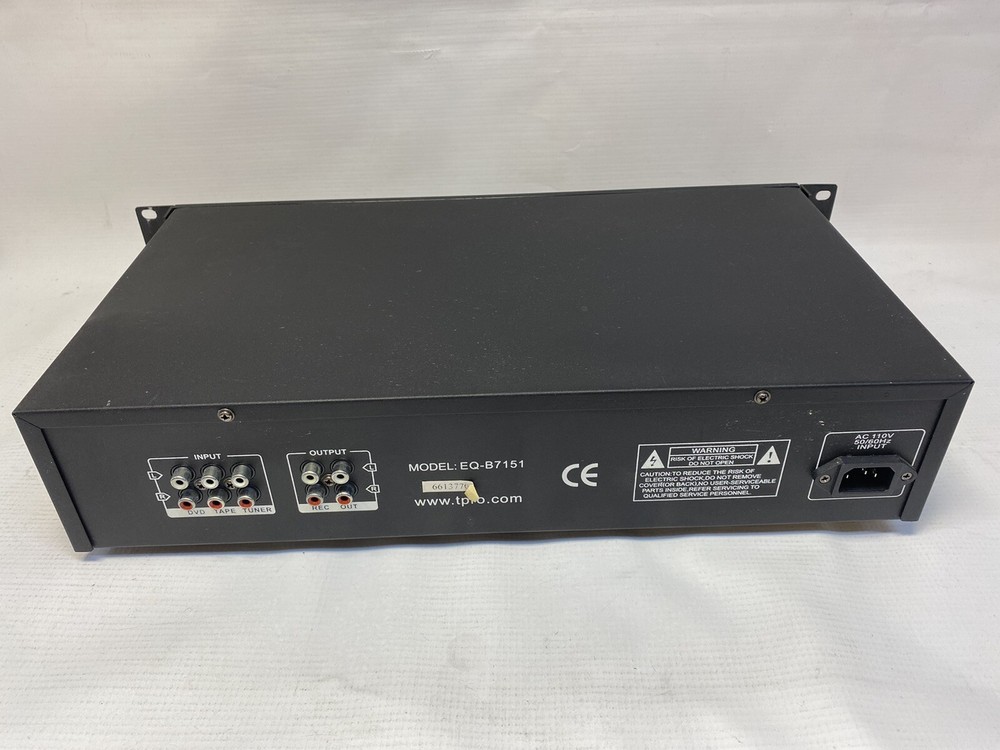 Technical Pro EQ7153 Dual 21-Band Equalizer with Digital Display