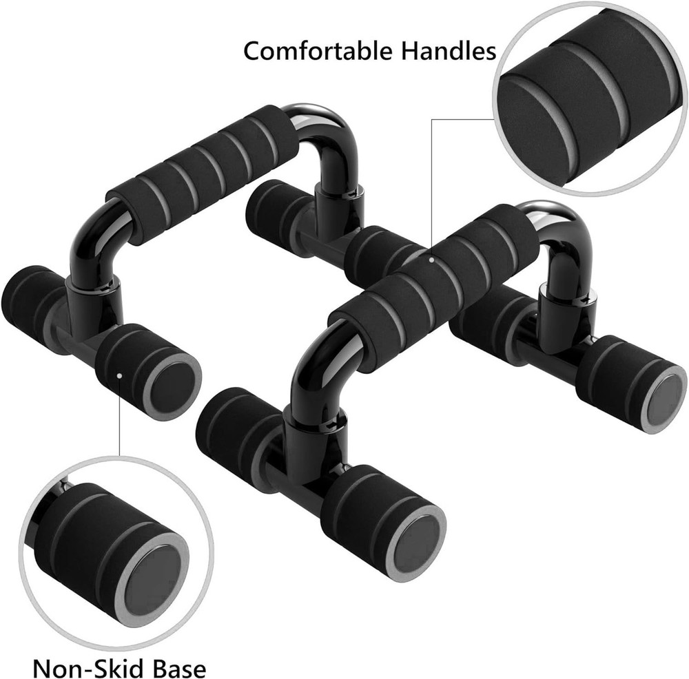 Pushup Handles Exercise Equipment black-gray